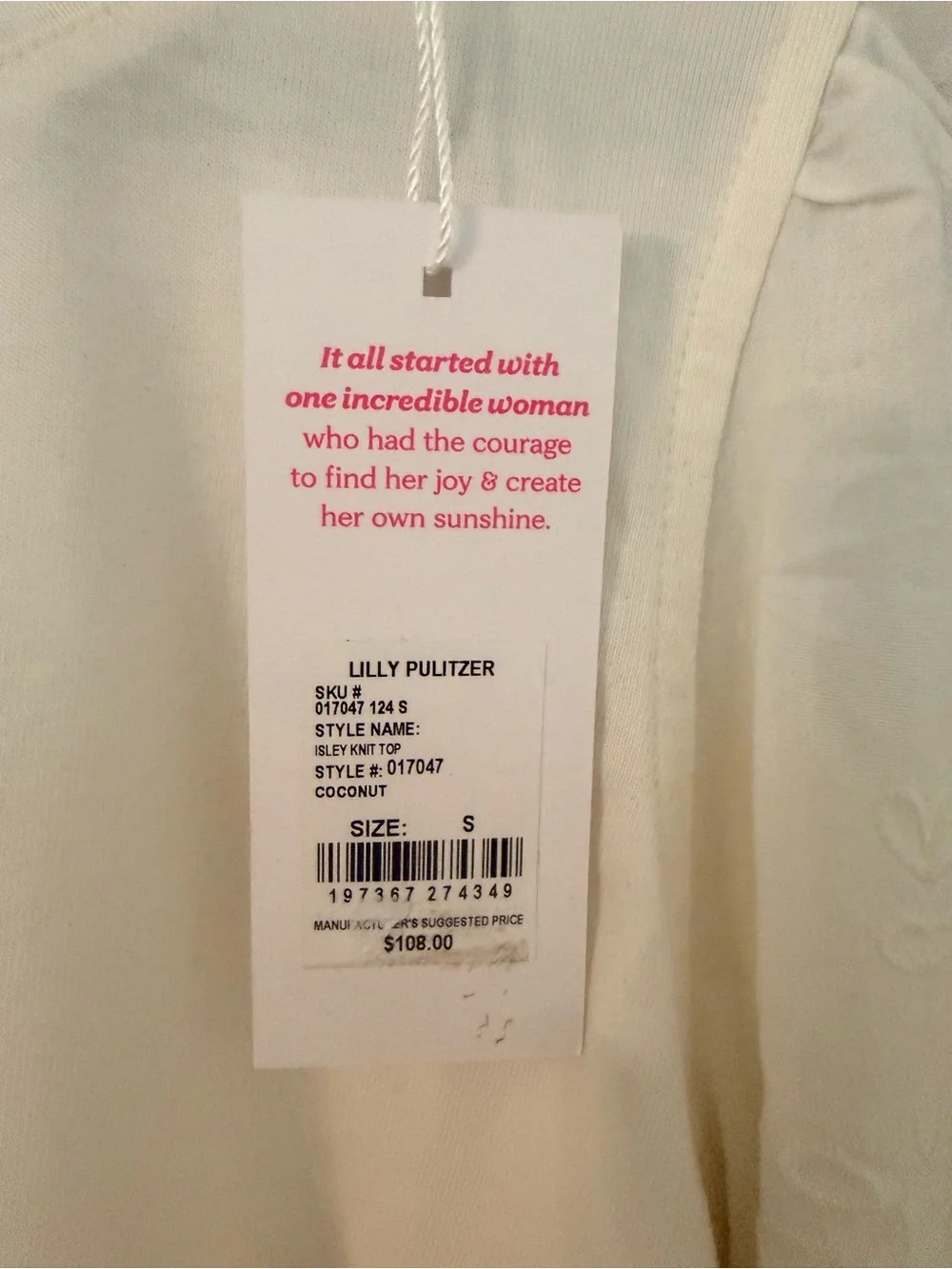 Lilly Pulitzer chic cream